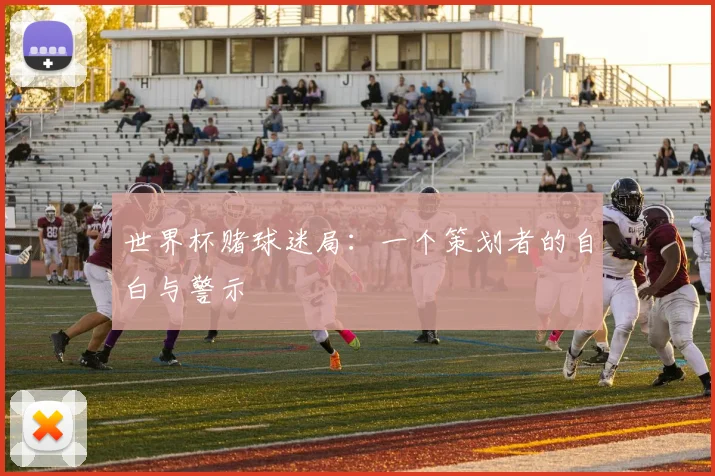 世界杯赌球迷局：一个策划者的自白与警示