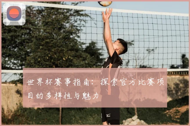 世界杯赛事指南:探索官方比赛项目的多样性与魅力